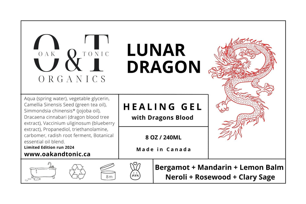 Oak & Tonic Organics | Lunar Dragon Healing Gel [Limited Edition] - Oak + Tonic