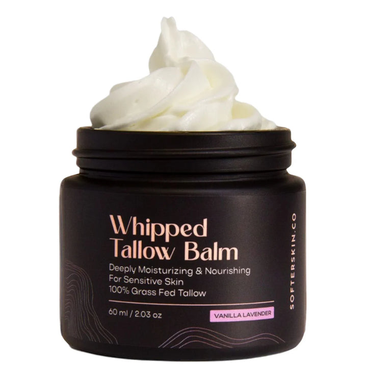 Softer Skin Co. | Whipped Tallow Vanilla Lavender (2 oz) - Oak + Tonic