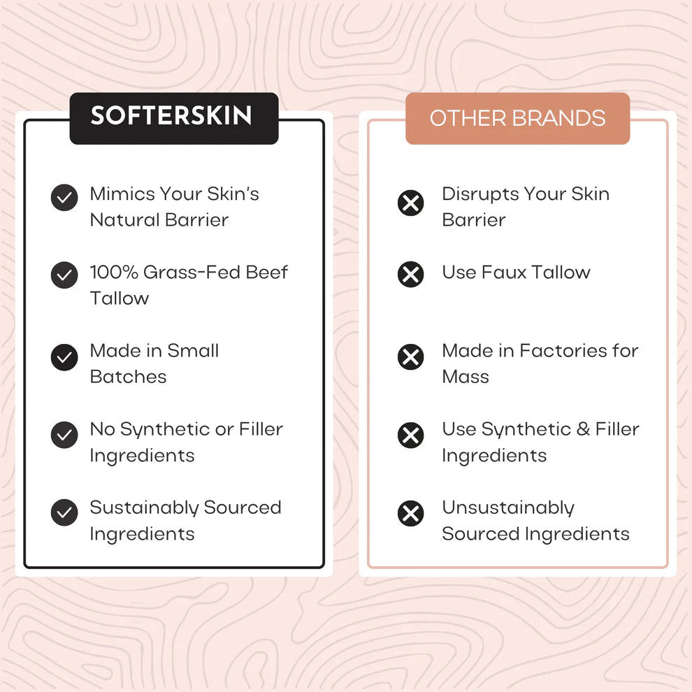 Softer Skin Co. | Whipped Tallow Vanilla Lavender (2 oz) - Oak + Tonic