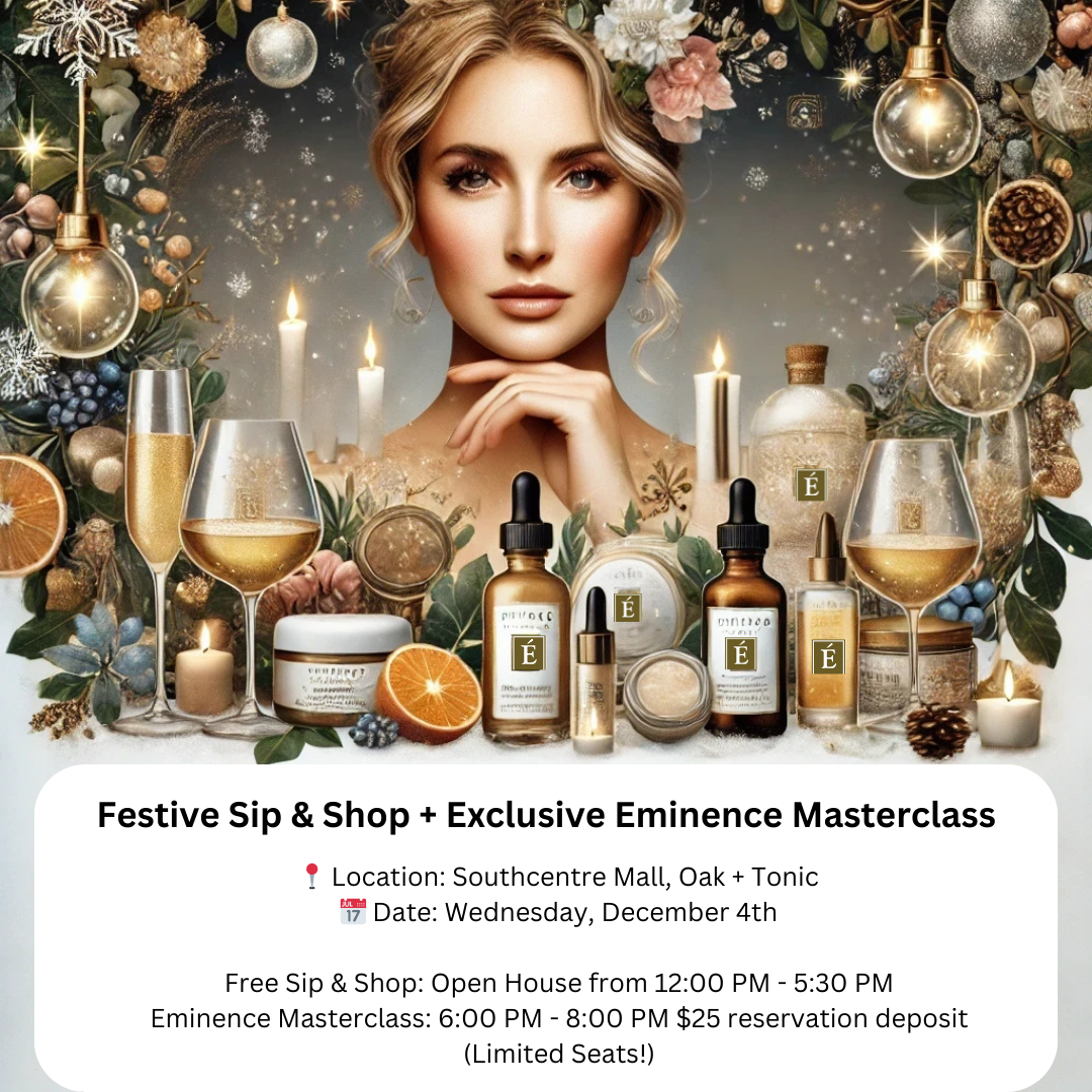 Festive Sip & Shop + Exclusive Eminence Masterclass - Oak + Tonic