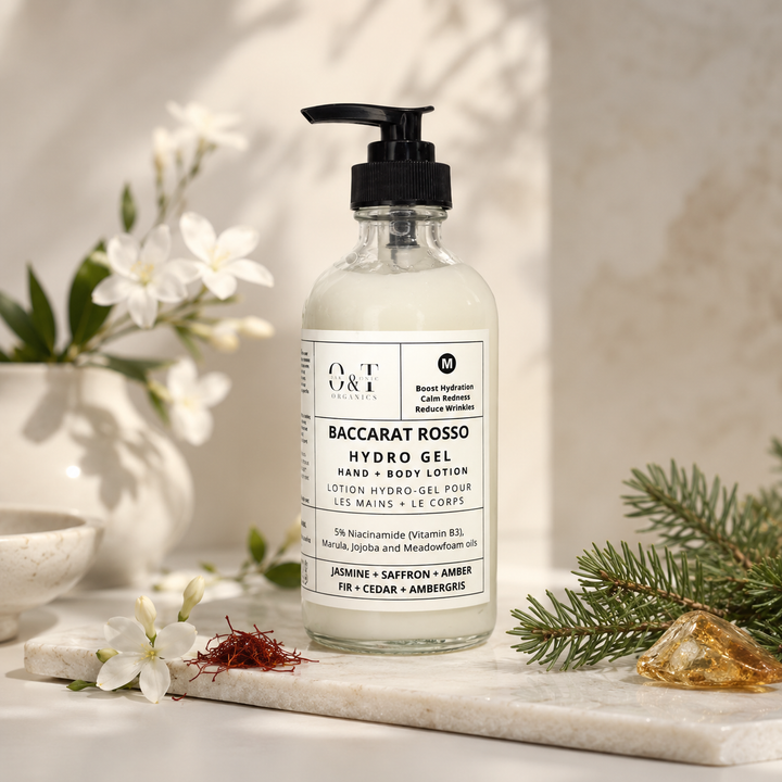 Oak & Tonic Organics | Baccarat Rosso Hydro-Gel Hand & Body Lotion
