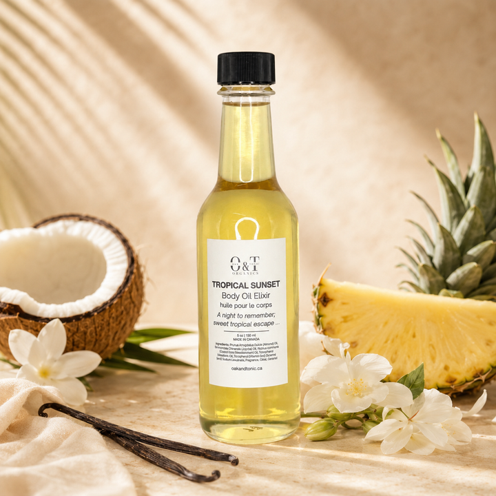 Oak & Tonic Organics | Tropical Sunset Body Oil Elixir