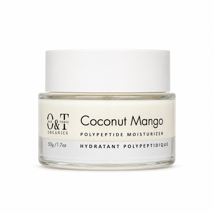 Oak & Tonic Organics | Coconut + Mango Polypeptide Moisturizer