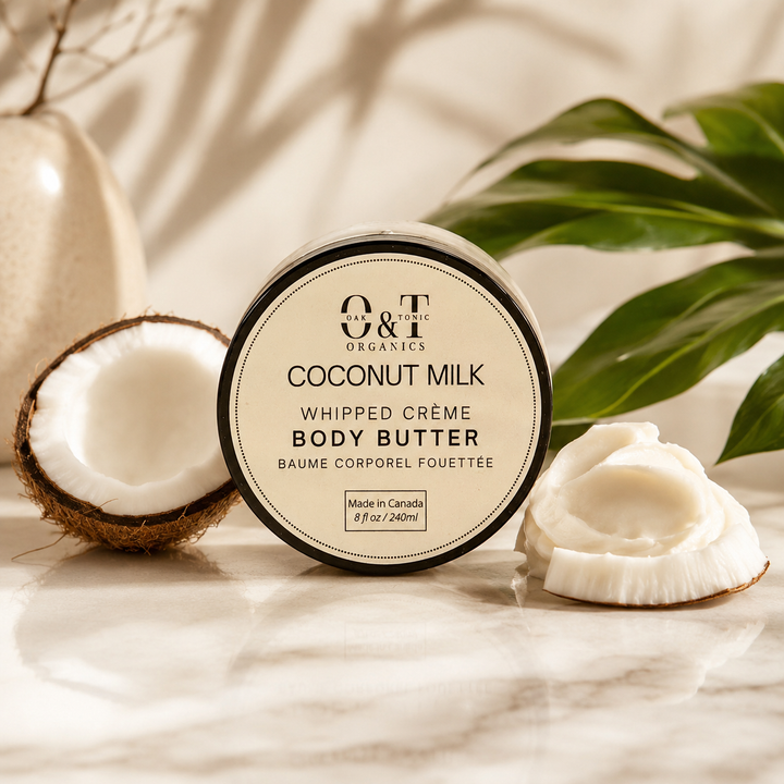 Oak & Tonic Organics | Coconut Milk Whipped Crème Body Butter