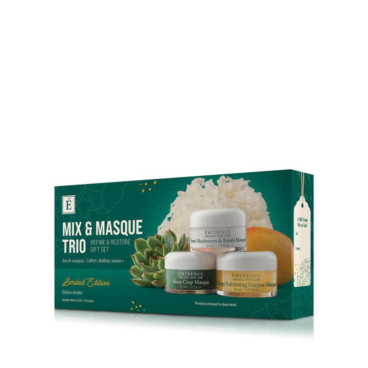 Eminence | Mix and Masque Trio: Refine & Restore Gift Set - Oak + Tonic