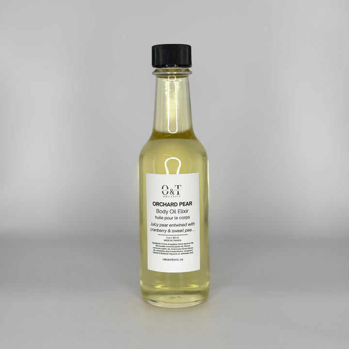 Oak & Tonic Organics | Orchard Pear Body Oil Elixir