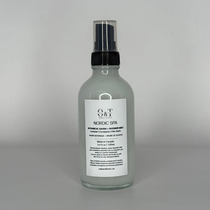 Oak & Tonic Organics | Nordic Spa Botanical Sauna + Shower Mist