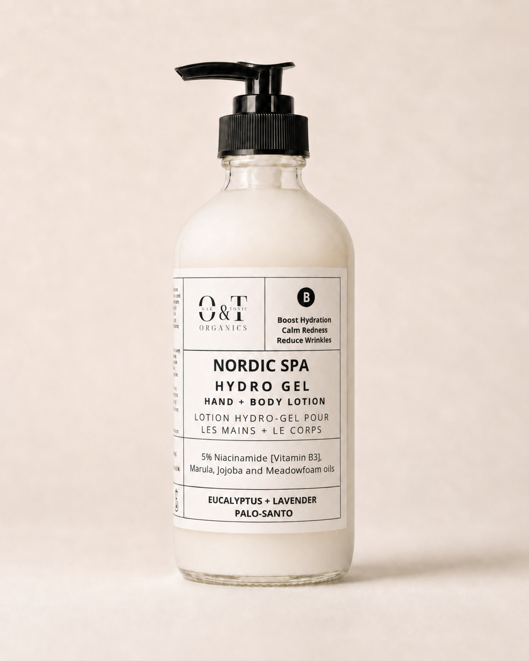 Oak & Tonic Organics | Nordic Spa Hydro-Gel Hand & Body Lotion