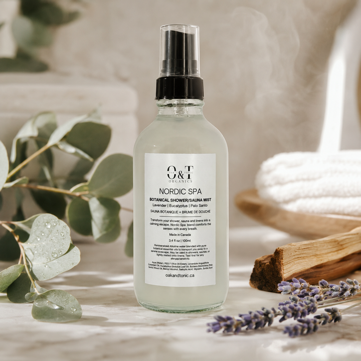 Oak & Tonic Organics | Nordic Spa Botanical Sauna + Shower Mist