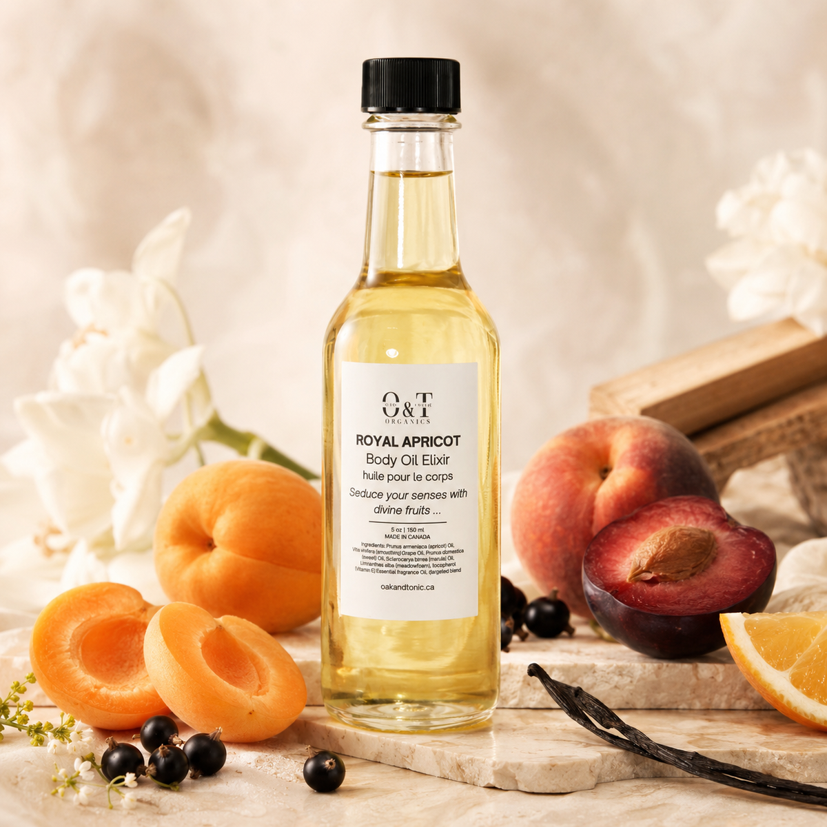 Oak & Tonic Organics | Royal Apricot Body Oil Elixir