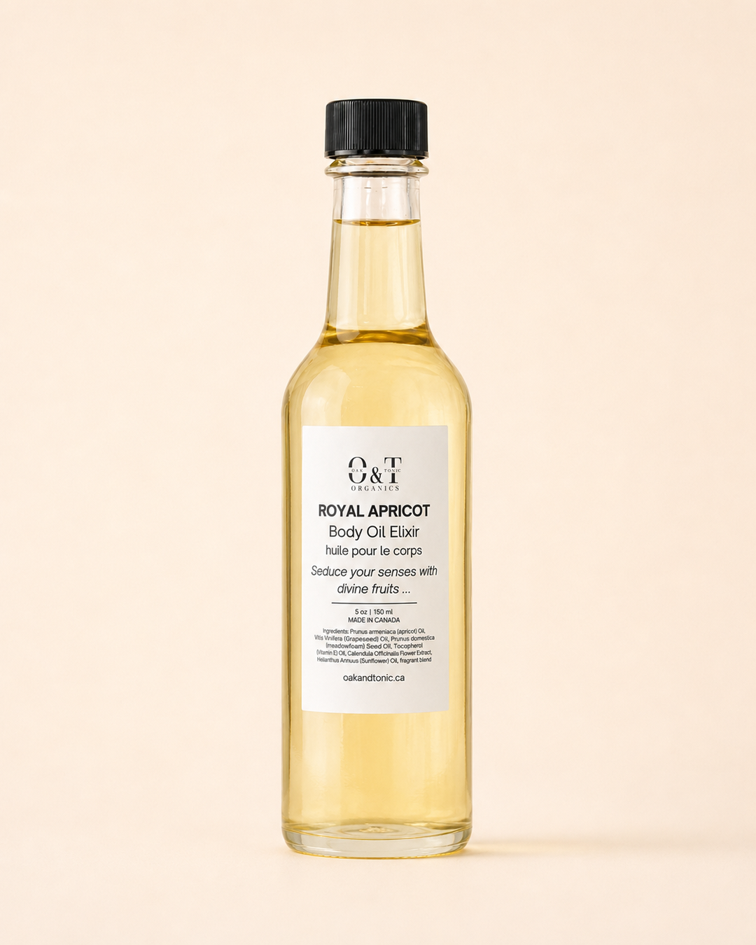 Oak & Tonic Organics | Royal Apricot Body Oil Elixir