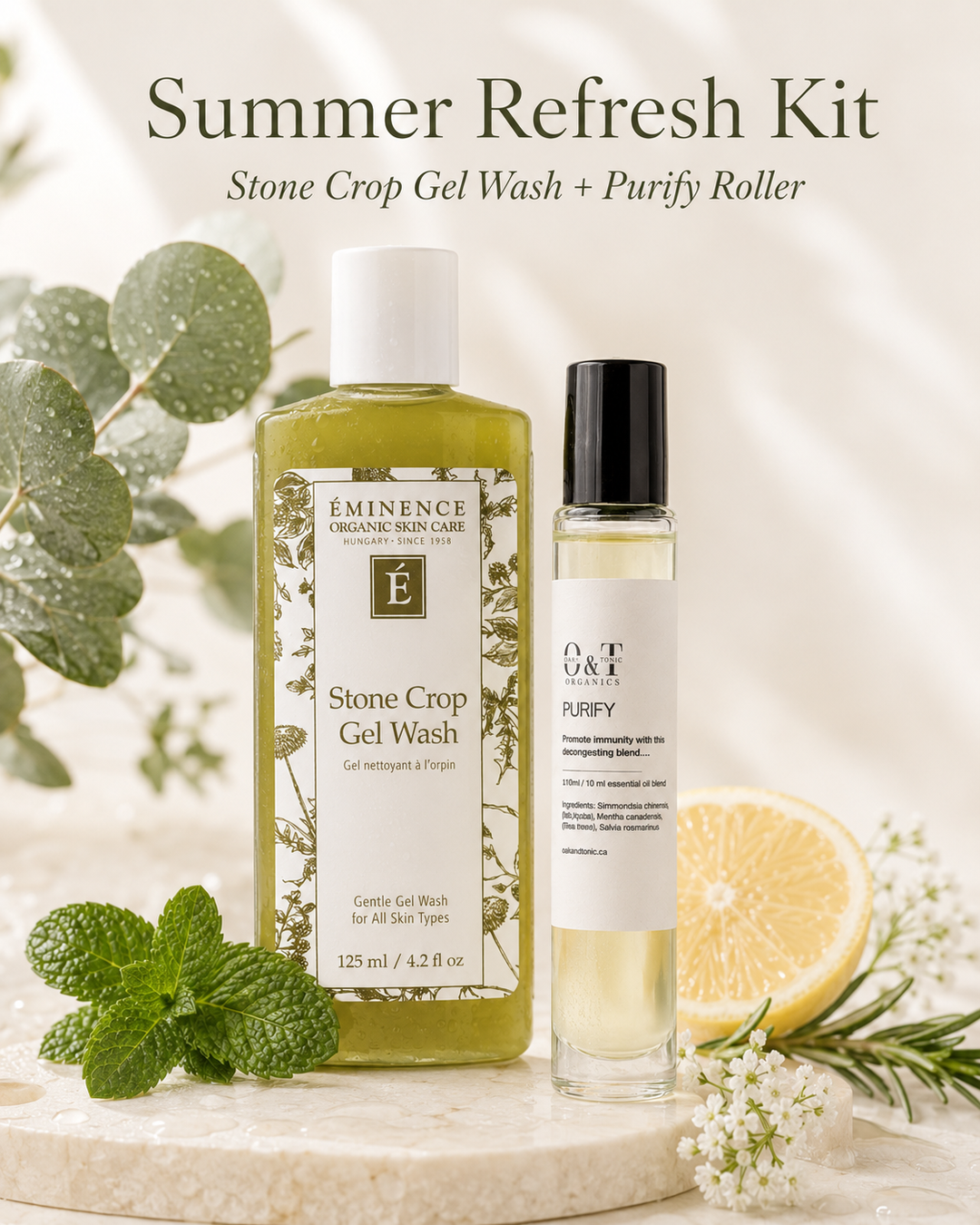 Eminence & Oak + Tonic | Summer Refresh Kit