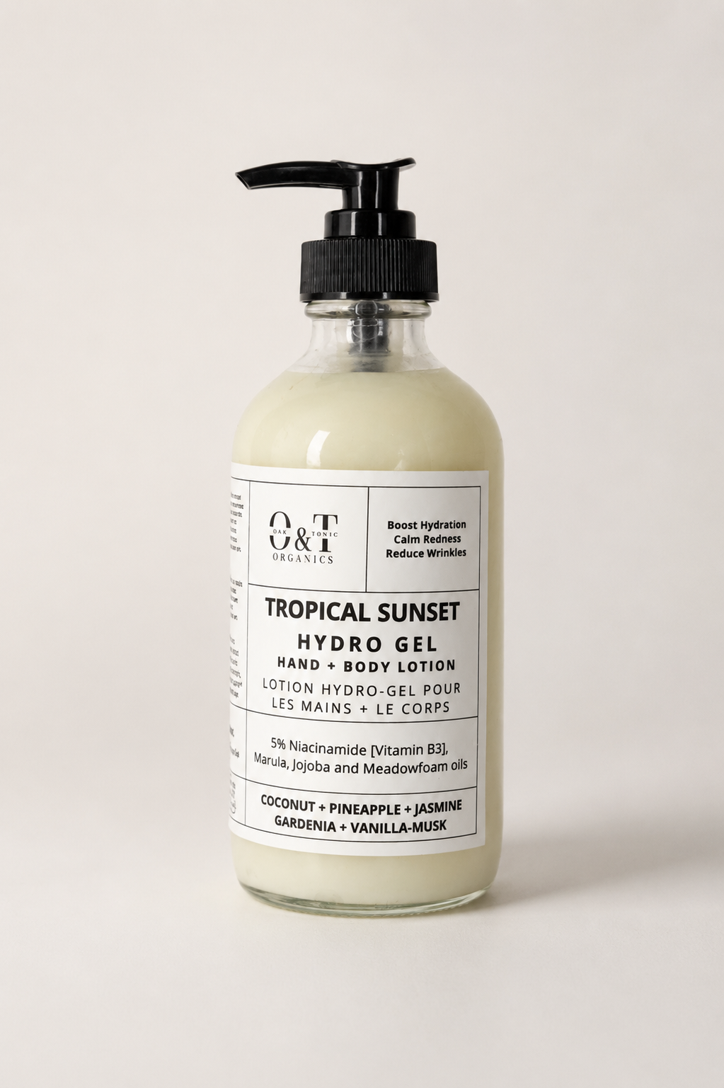 Oak & Tonic Organics | Tropical Sunset Hydro-Gel Hand & Body Lotion