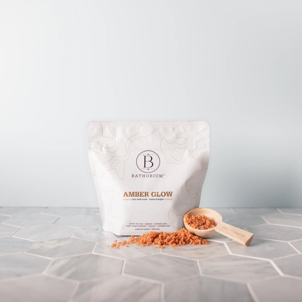 Bathorium | Amber Glow Clay Mineral Soak - Oak + Tonic