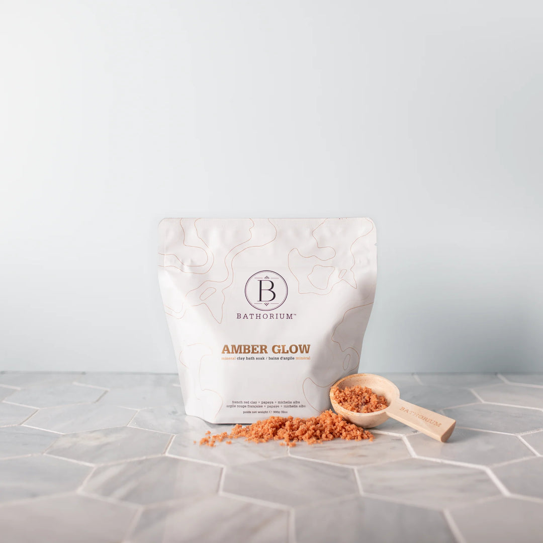 Bathorium | Amber Glow Clay Mineral Soak - Oak + Tonic