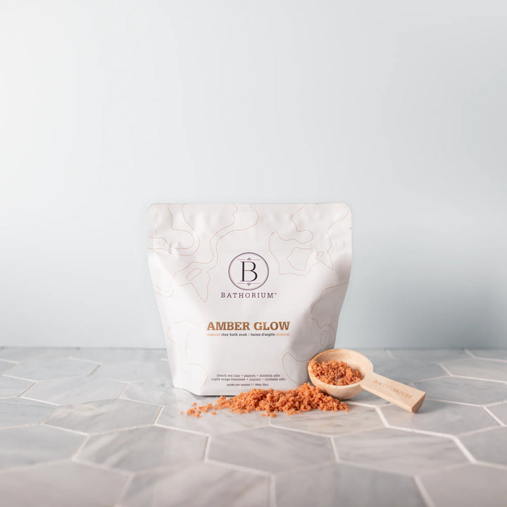 Bathorium | Amber Glow Clay Mineral Soak - Oak + Tonic