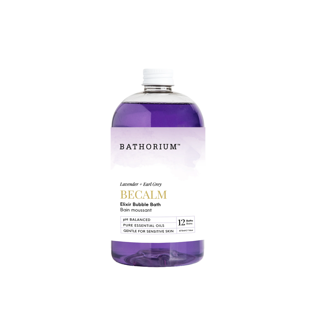 BeCalm Bubble Bath Elixir — current packaging, product view