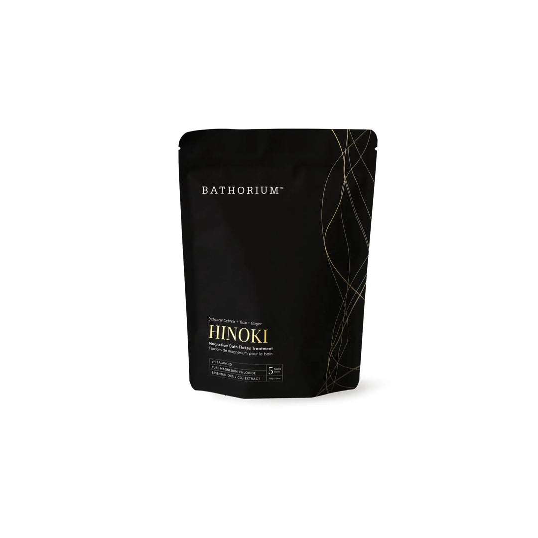 Hinoki Magnesium Bath Flakes — current packaging, product view