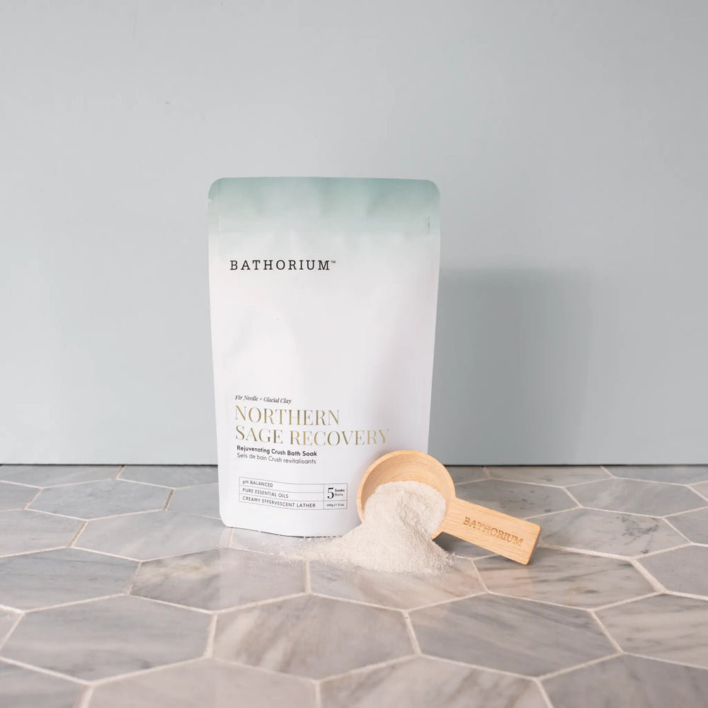 Northern Sage Recovery Crush Soak — current packaging, detail view