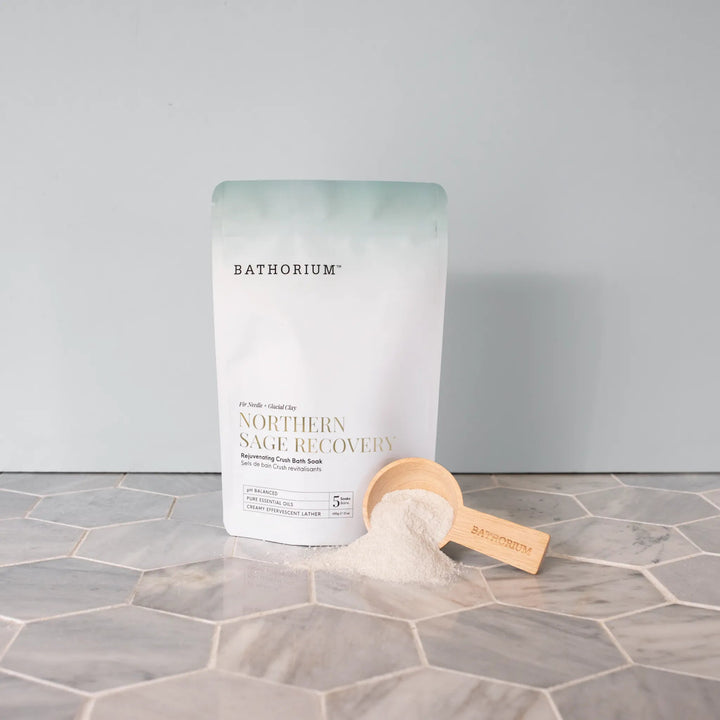 Northern Sage Recovery Crush Soak — current packaging, detail view