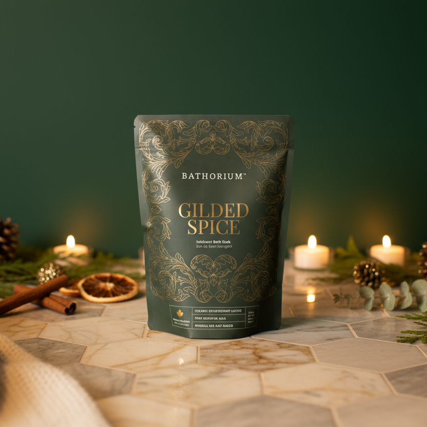Bathorium Gilded Spice Holiday Soak – additional product view 2