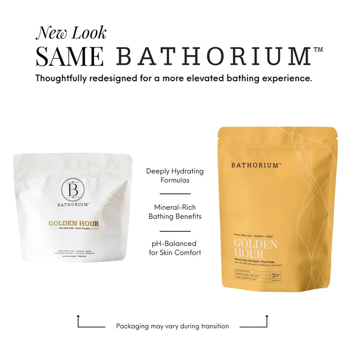 Bathorium | Golden Hour Clay Mineral Soak