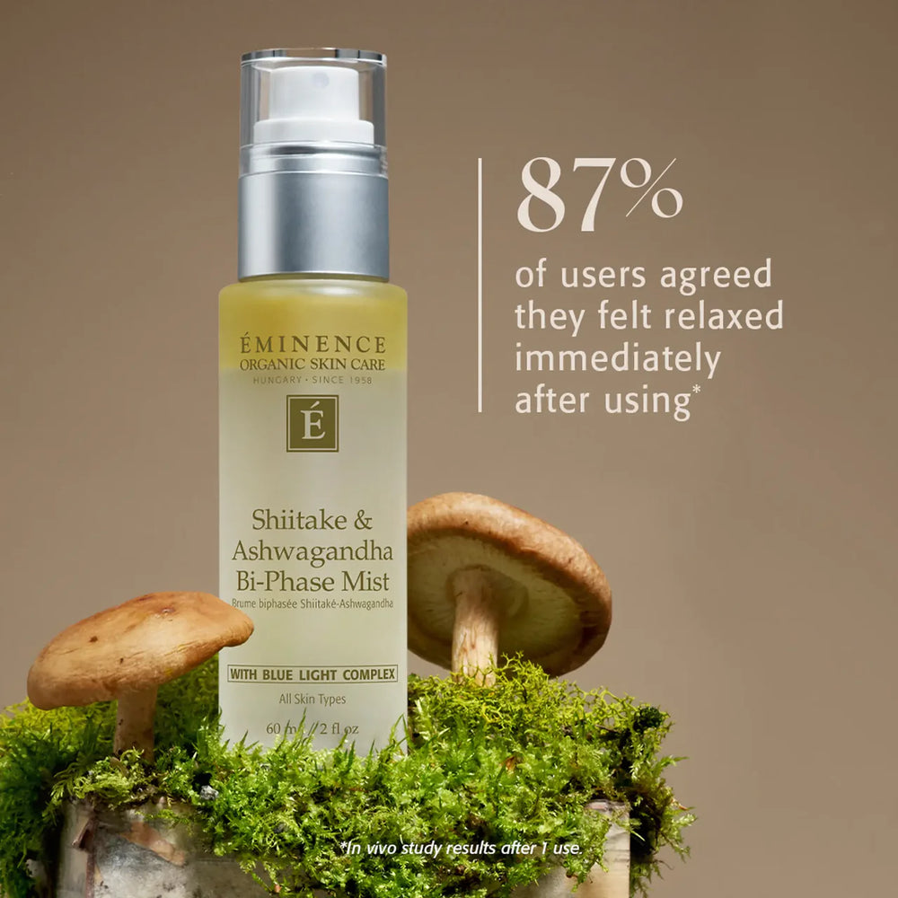Eminence | Shiitake & Ashwagandha Bi-Phase Mist - Oak + Tonic