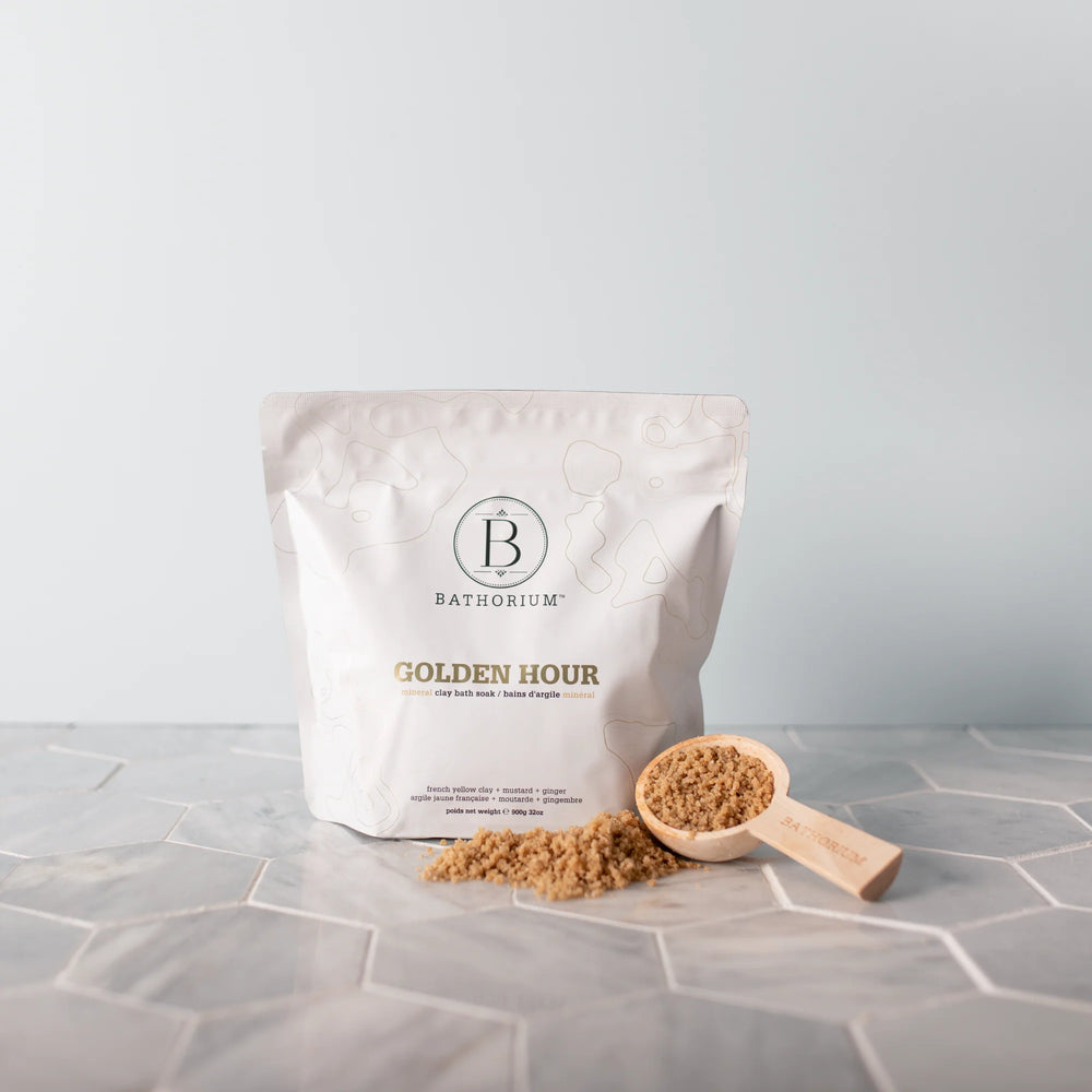 Bathorium | Golden Hour Clay Mineral Soak - Oak + Tonic