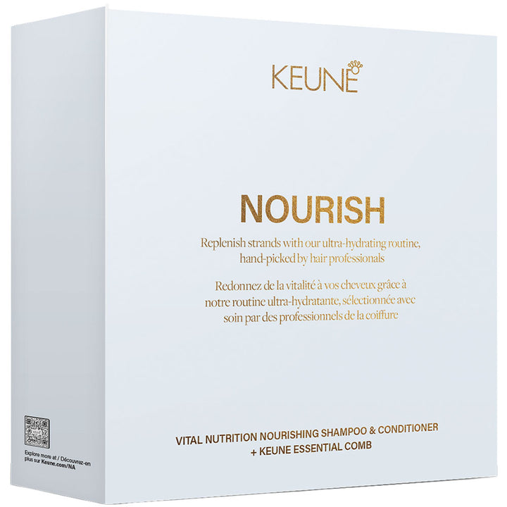 Keune Care Nourish Holiday Gift Set — box