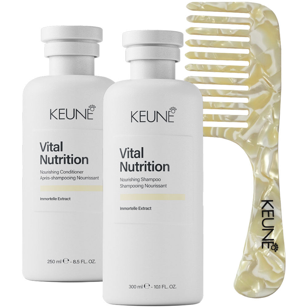 Keune Care Nourish Holiday Gift Set — contents