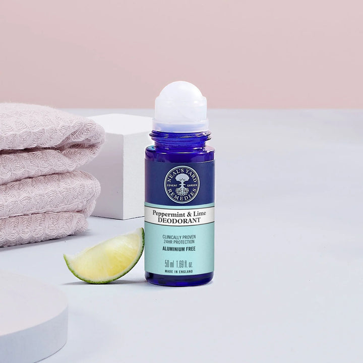 Neal's Yard Remedies | Roll on Deodorant - Peppermint & Lime