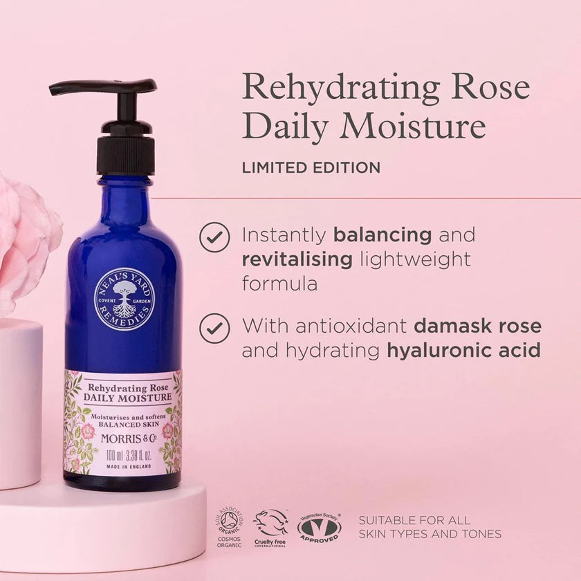 Neal's Yard Remedies | Rehydrating Rose Daily Moisture 100ml Limited Edition