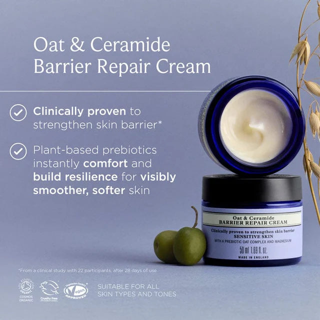 Neal's Yard Remedies | Oat & Ceramide Barrier Repair Cream 50ml