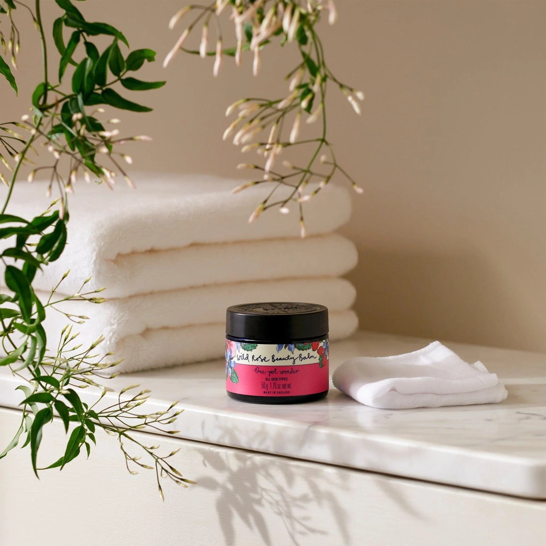 Neal's Yard Remedies | Wild Rose Beauty Balm 50g - Oak + Tonic