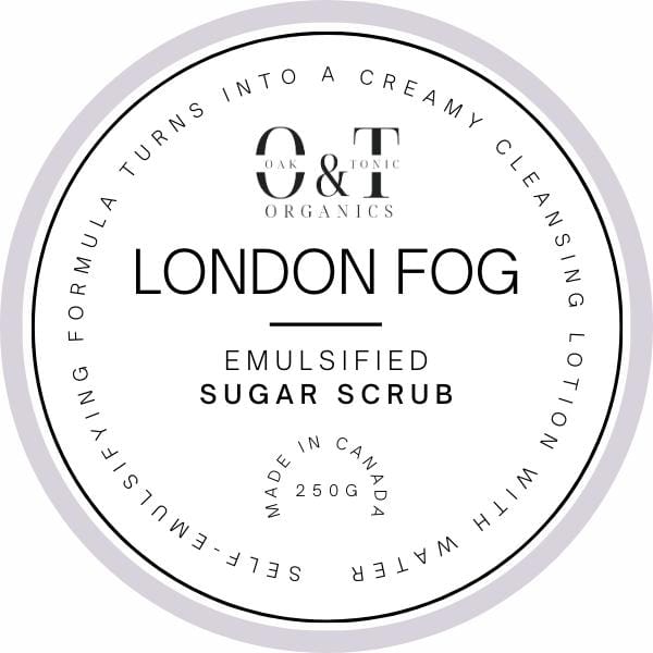 Oak & Tonic Organics Sugar Scrub London Fog Oak & Tonic Organics | London Fog Emulsified Sugar Scrub