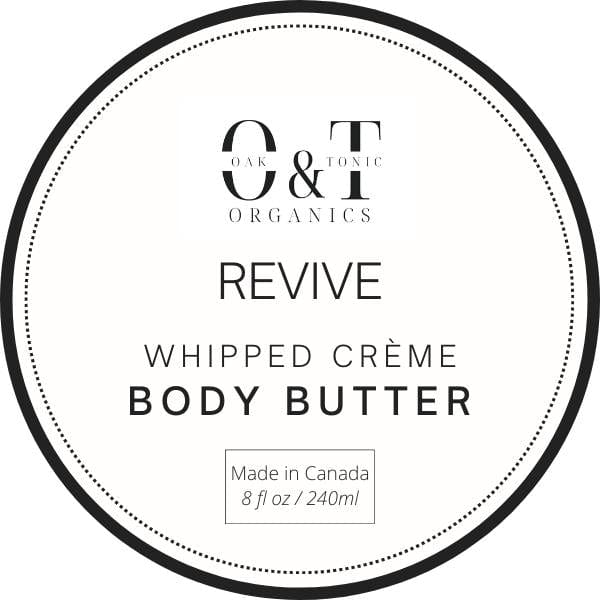 Oak & Tonic Organics Body Butter Revive Oak & Tonic Organics | Revive Body Butter