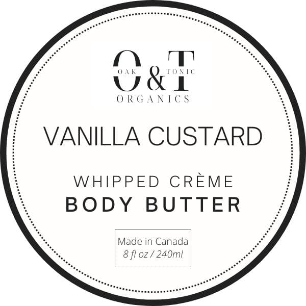 Oak & Tonic Organics Body Butter Vanilla Custard Oak & Tonic Organics | Vanilla Custard Body Butter