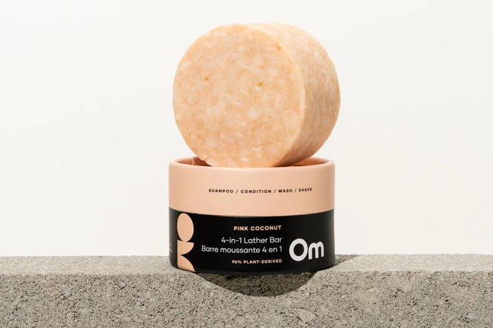 Om Organics Body Wash Om Organics | Pink Coconut 4-in-1 Lather Bar