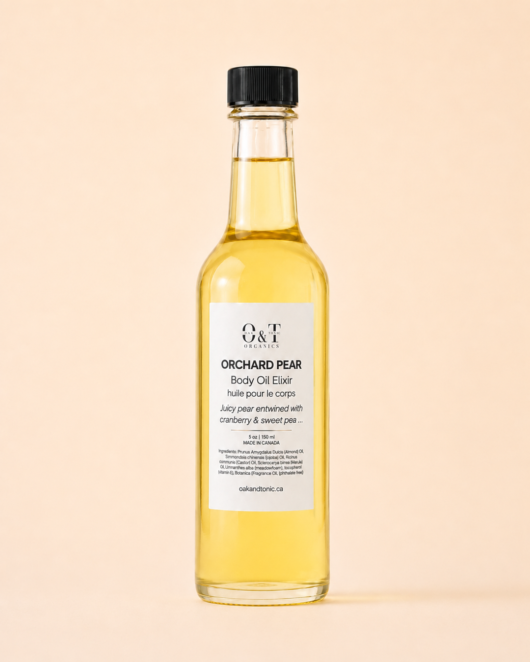 Oak & Tonic Organics | Orchard Pear Body Oil Elixir