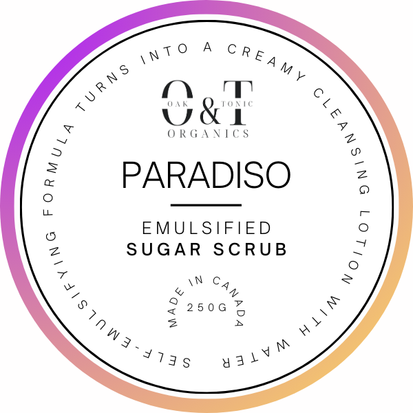 Oak & Tonic Organics | Paradiso Emulsified Sugar Scrub - Oak + Tonic