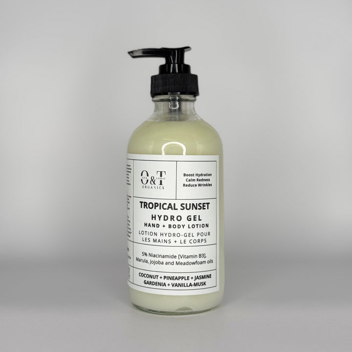 Oak & Tonic Organics | Tropical Sunset Hydro-Gel Hand & Body Lotion
