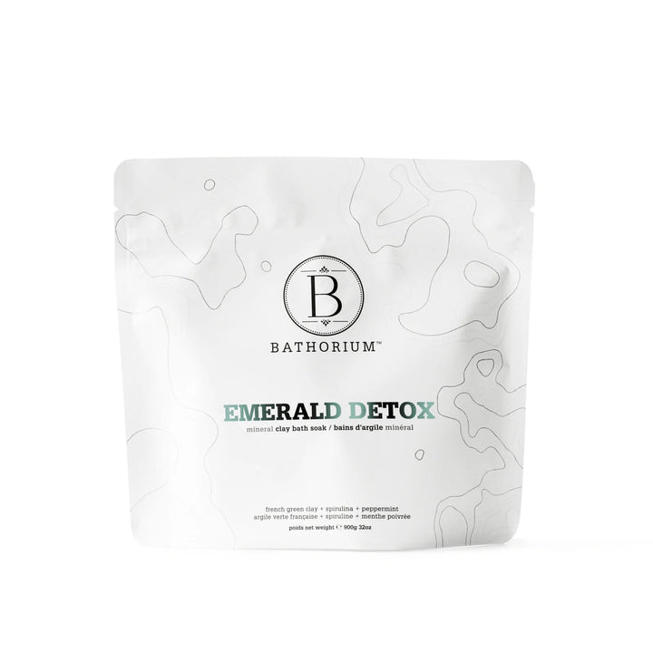 Bathorium Bath Soak 900g Bathorium | Emerald Detox Clay Mineral Soak
