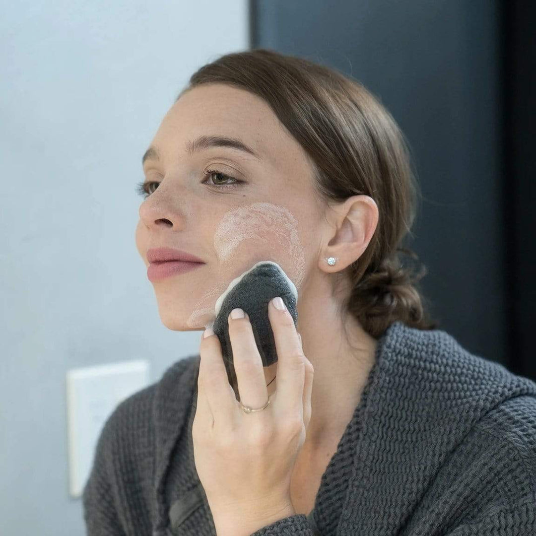 Graydon Plant Powered Skincare Face Cleanser Tear Drop Graydon | Bamboo Charcoal Konjac Sponge