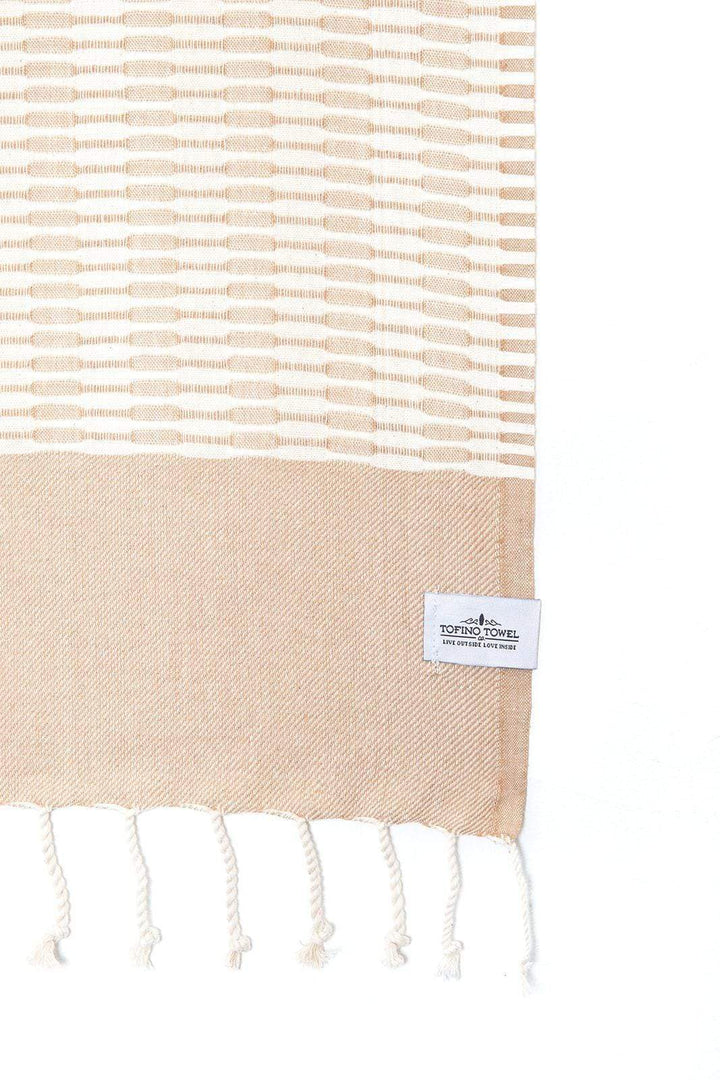 Tofino Towels Throw Beige Tofino Towels | THE RIPPLE SERIES