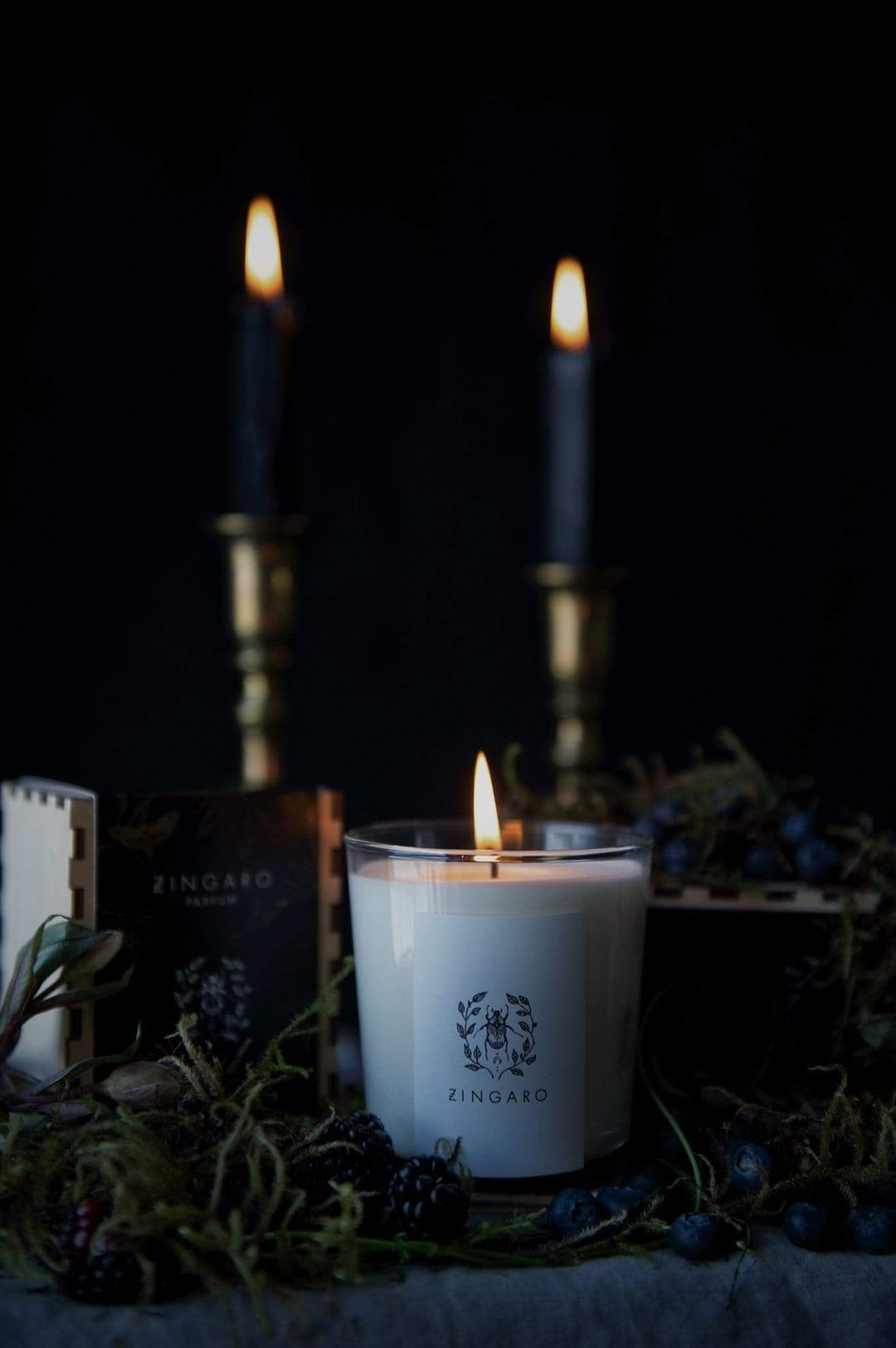 Zingaro | Blackcurrant Vine Candle [Garden Floor Collection] - Oak + Tonic