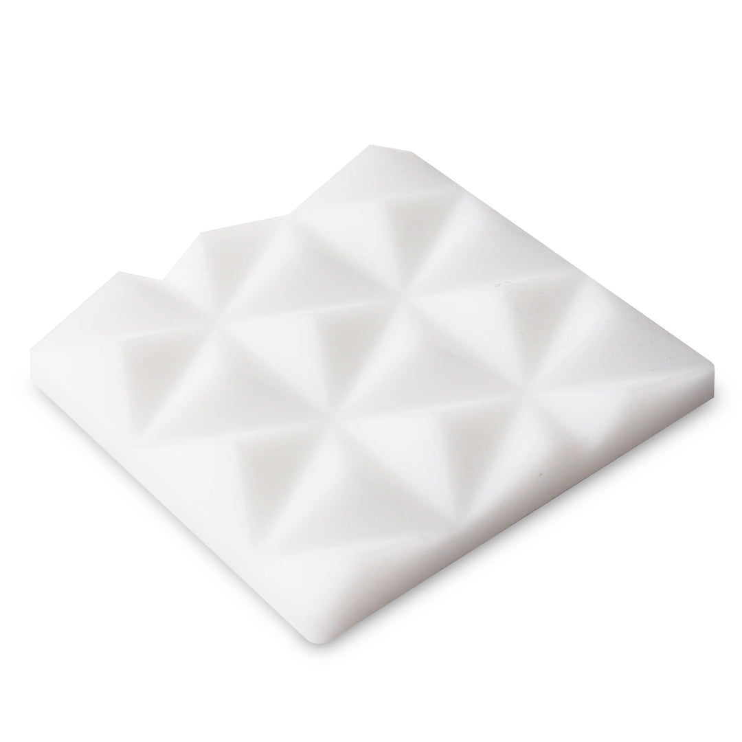 Zyderma Dish White Zyderma | Soap Saver / Sponge Rest